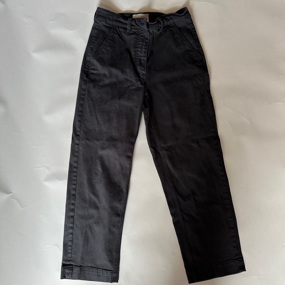 Everlane cotton canvas straight leg pant size 4